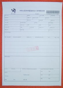 出口货物报关单概述及法律文书代理实务浅析